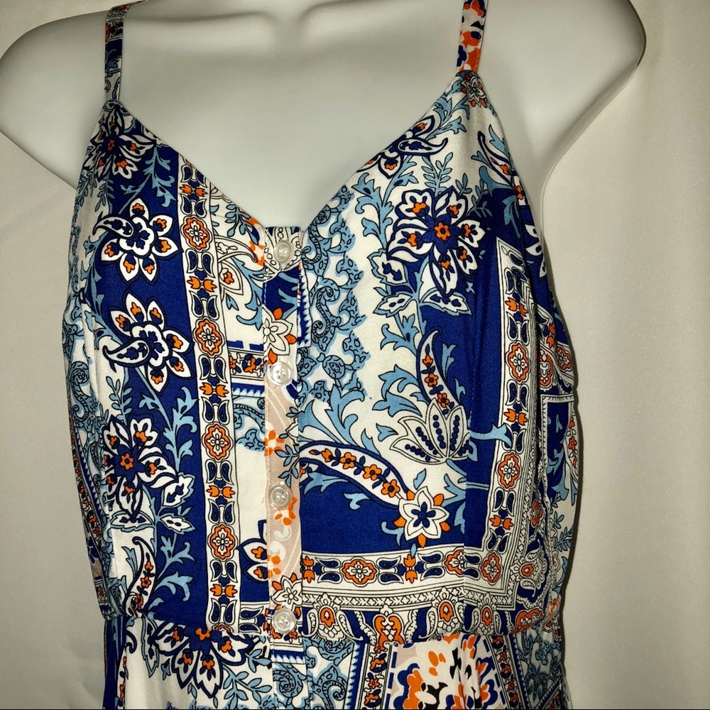 Multi-Color Spaghetti Strap Dress - Picture 4 of 4